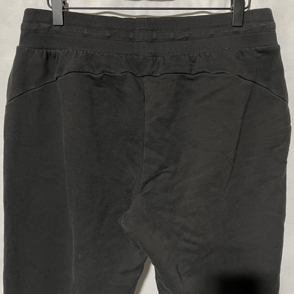 Puma Speckled Drawstring Logo Pocket Jogger Sweatpants Phantom Black Size Large - Picture 11 of 16